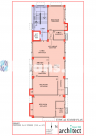 Floor Plan of 3 Bhk Residential Flat For Sale At New Alipore